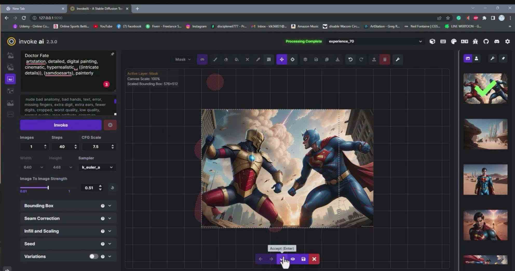 (9760期)Invoke AI 绘画教程-零基础创作可以销售的完美插图-49节-中英字幕-钞能力网全创
