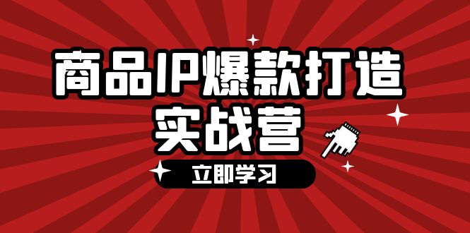 (12136期)商品-IP爆款打造实战营【第四期】,手把手教你打造商品IP,爆款 不断-钞能力网全创