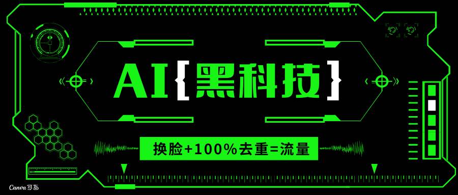 AI视频换脸软件,无缝衔接100%过原创技术,搬运打s粉必备-钞能力网全创