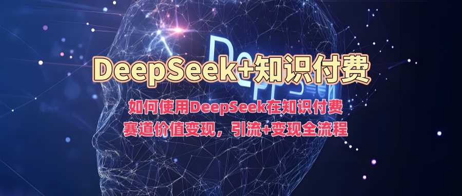 如何使用DeepSeek在知识付费赛道价值变现,引流+变现全流程-钞能力网全创