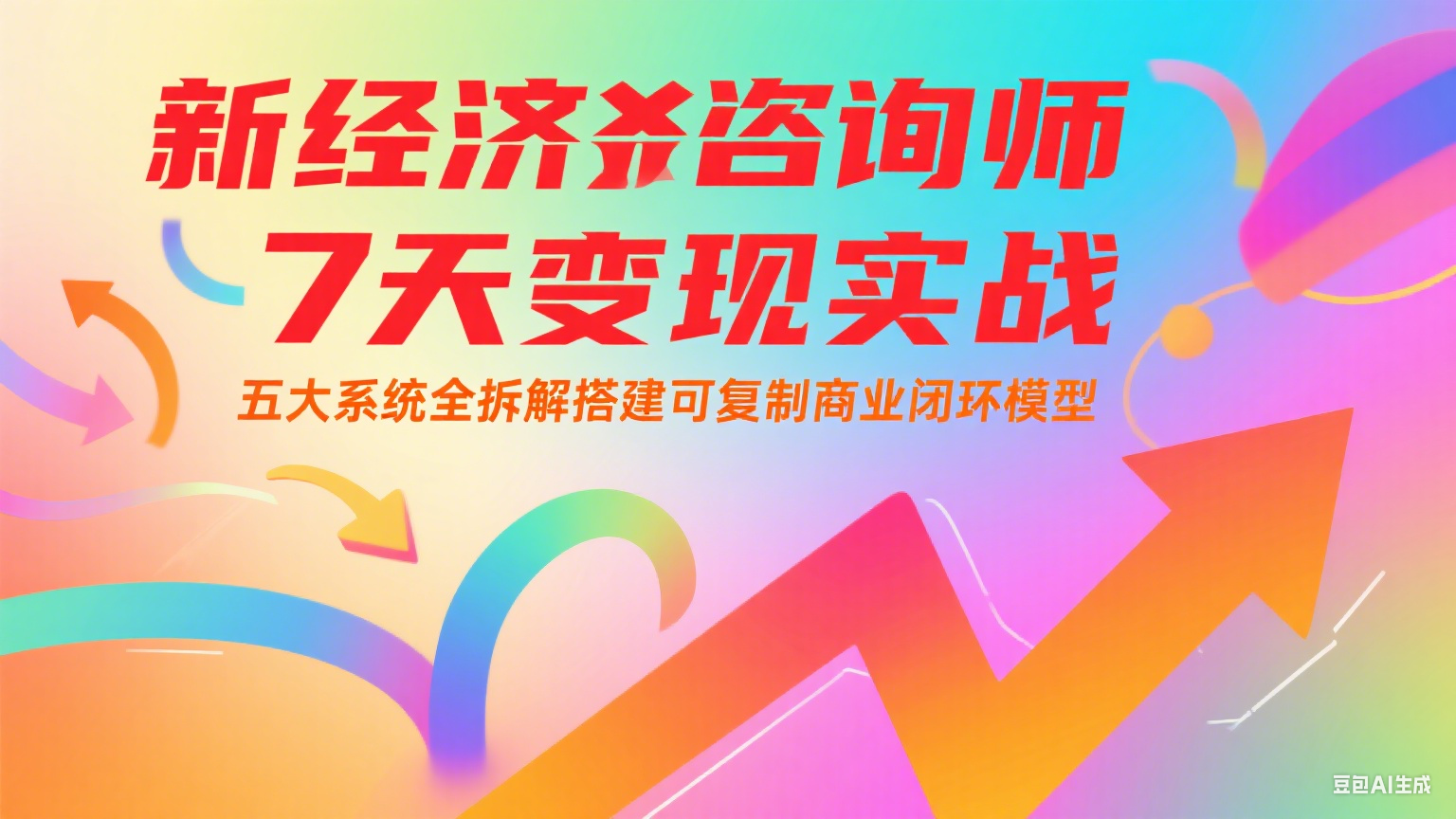 新经济咨询师 7 天变现实战:五大系统全拆解搭建可复制商业闭环模型-钞能力网全创