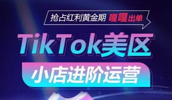TikTok Shop美区小店进阶运营，抢占红利黄金期 嘎嘎出单-钞能力网全创