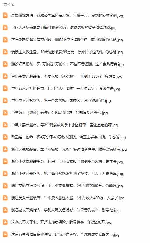 图片[3]-（9607期）真实有效391套商业模式，年入几十到几百万案例解析（电子书+视频+图文）-钞能力网全创