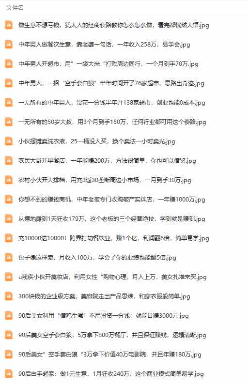 图片[7]-（9607期）真实有效391套商业模式，年入几十到几百万案例解析（电子书+视频+图文）-钞能力网全创