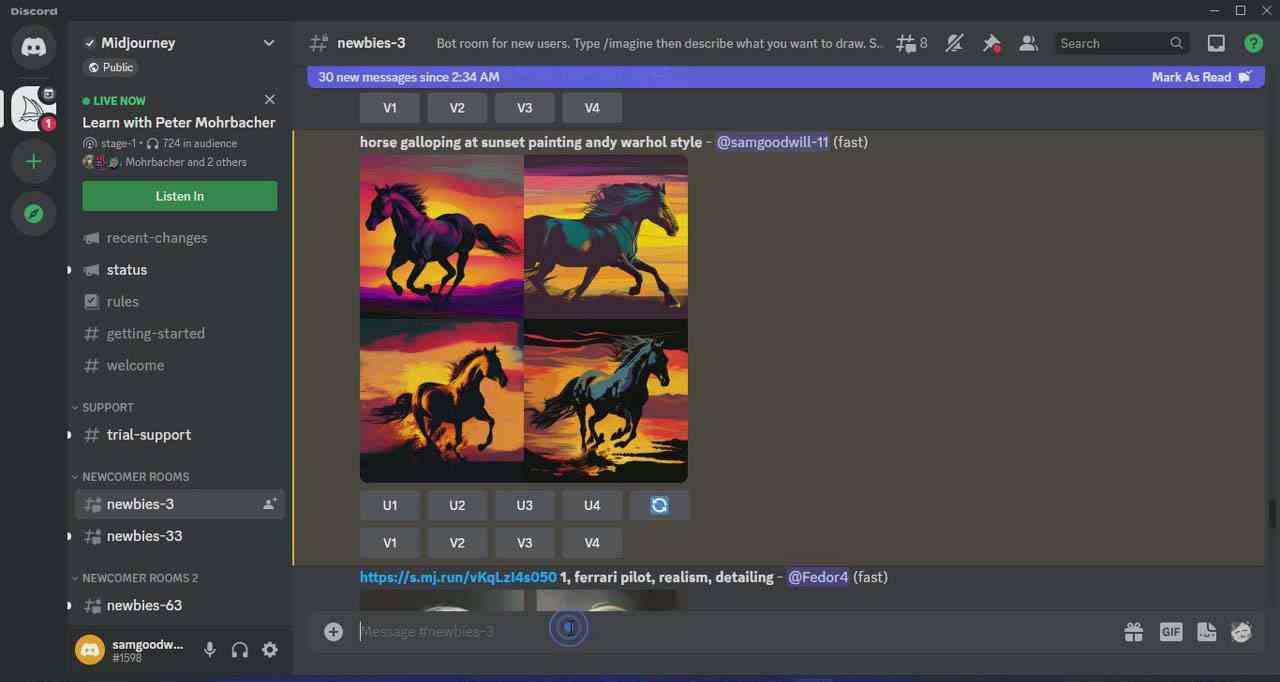 图片[6]-Midjourney AI人工智能艺术图片从入门到高级创作教程-34节课-中英字幕-钞能力网全创