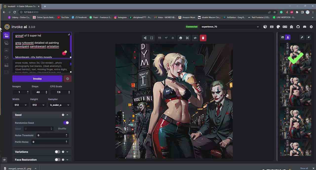 图片[5]-（9760期）Invoke AI 绘画教程-零基础创作可以销售的完美插图-49节-中英字幕-钞能力网全创