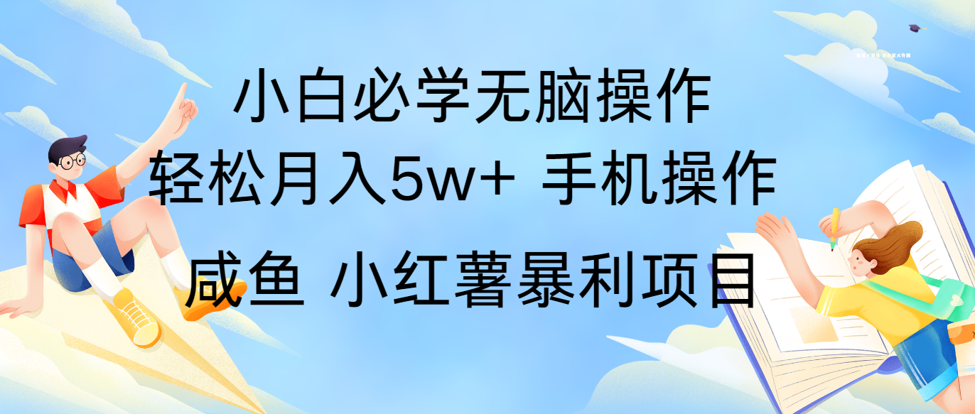 全网首发2024最暴利手机操作项目，简单无脑操作，每单利润最少500+-钞能力网全创