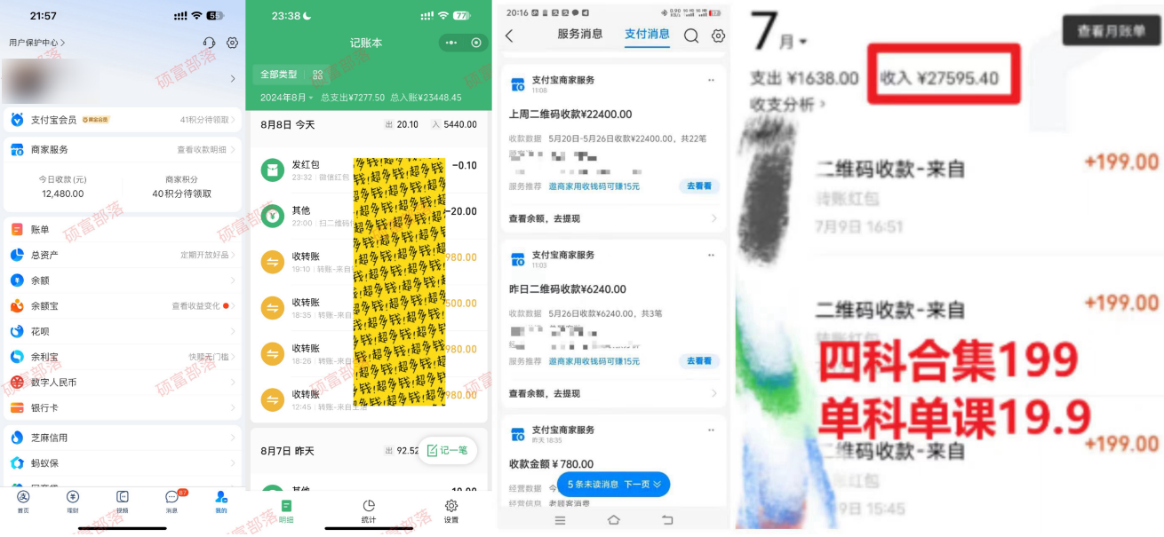 图片[2]-（12066期）学生卖考研合集，一天收5000（附3541G考研合集）-钞能力网全创