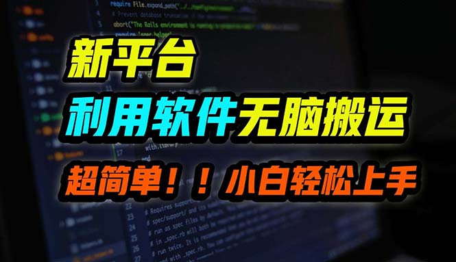 B站平台用软件无脑搬运，月赚10000+，小白也能轻松上手-钞能力网全创
