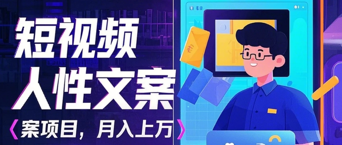 利用AI自动制作短视频人性文案项目：揭秘月入上万的精准流量变现秘籍-钞能力网全创