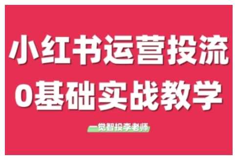 小红书运营投流，小红书广告投放从0到1的实战课，学完即可开始投放-钞能力网全创