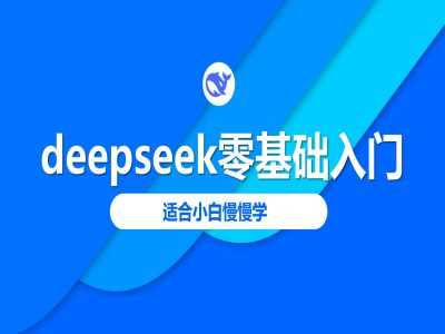 deepseek零基础入门-deepseek教程2025，适合小白慢慢学-钞能力网全创