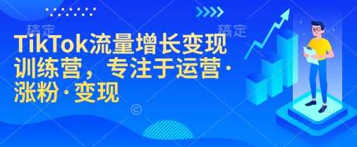 TikTok流量增长变现训练营，专注于运营·涨粉·变现-钞能力网全创