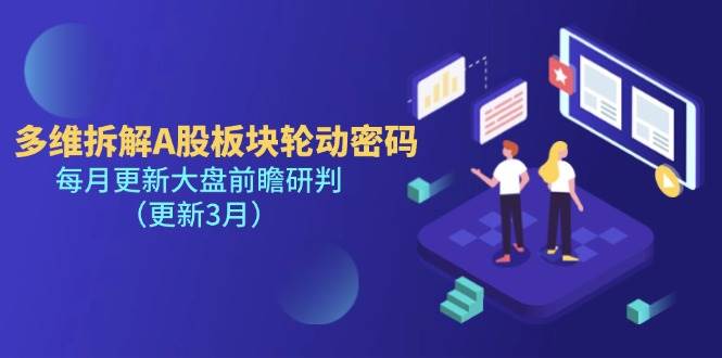多维拆解A股板块轮动密码，每月更新大盘前瞻研判（更新3月）-钞能力网全创