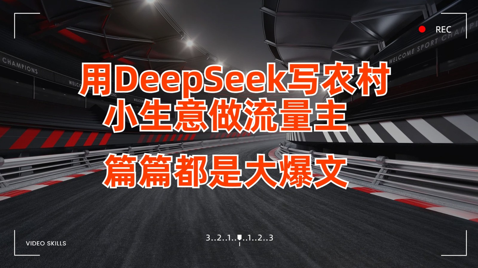 用DeepSeek写农村小生意做流量主，篇篇都是大爆文-钞能力网全创