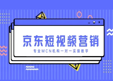 京东短视频营销项目，专业MCN机构一对一实操教学-钞能力网全创