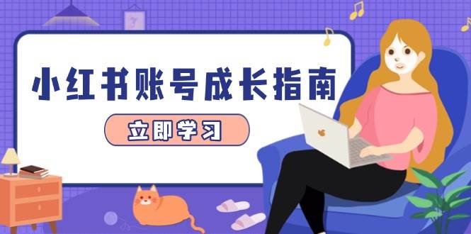 小红书账号成长指南，爆款选题+精准定位+数据分析，系统提升账号变现能力-钞能力网全创