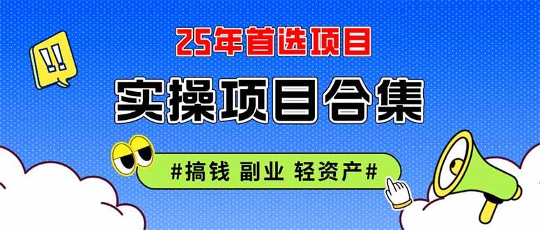 （14767期）2025实操项目合集 挂机类型 直播类型 轻资产创业类型 课程分享各项目介…-钞能力网全创