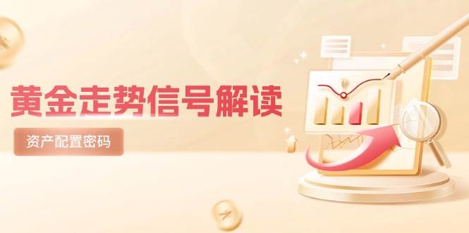 （14860期）黄金走势信号解读，避险逻辑+市场情绪，美股剧震后的资产配置密码-钞能力网全创