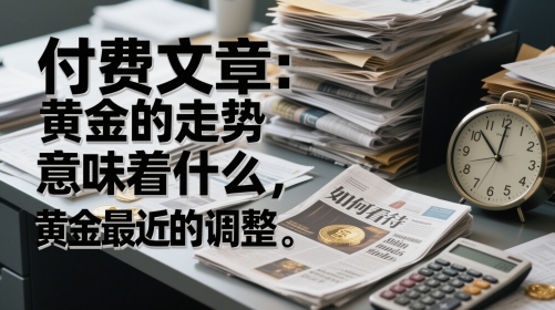 付费文章：黄金的走势意味着什么，如何看待黄金最近的调整-钞能力网全创