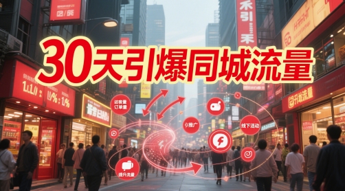 30天引爆同城流量：团购篇 认知篇 流量篇 来客篇 达人篇 老板人设IP篇 投流篇-钞能力网全创