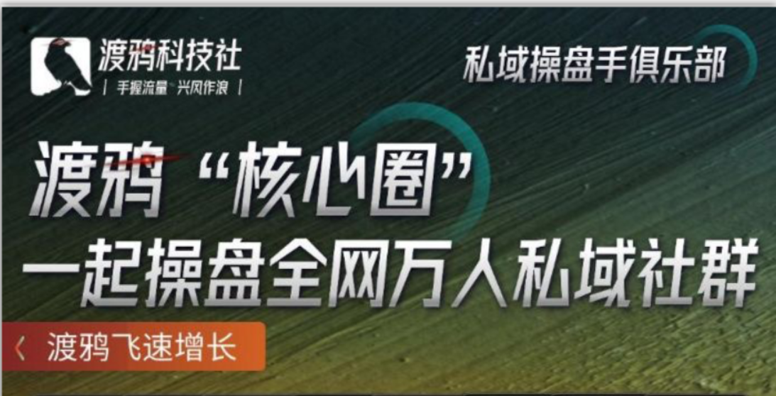（15218期）渡鸦科技社-会员权益介绍-视频教程展示-钞能力网全创